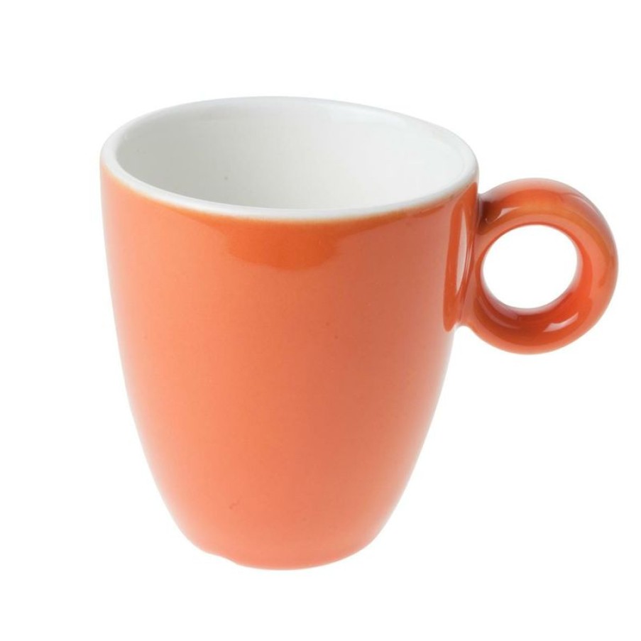 Mokken Mokken Fabriek | Bola Mok Oranje-Roomwit 19 Cl.