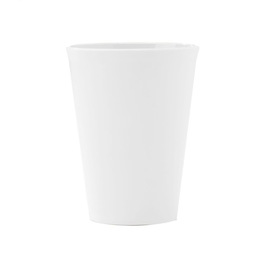 Mokken Mokken Fabriek | Sugarcane Pp Koffiebeker 20 Cl. Wit