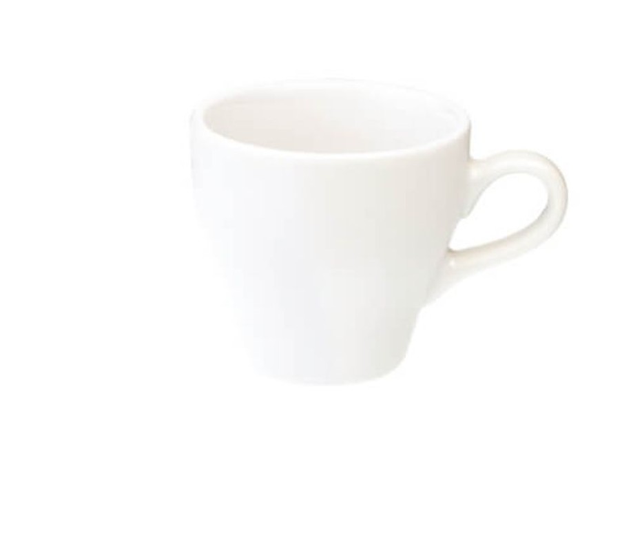 Cappuccino Kopjes Mokken Fabriek | Tulip Cappuccino Kop 28 Cl. Wit