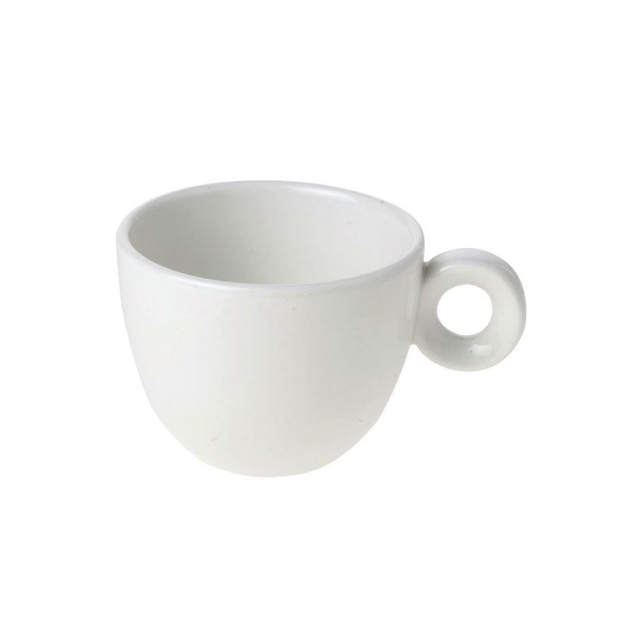 Koffiekopjes Mokken Fabriek | Bola Koffie Kop Wit 15 Cl.