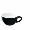 Cappuccino Kopjes Mokken Fabriek | Egg Cappuccino Kop 20 Cl. Zwart