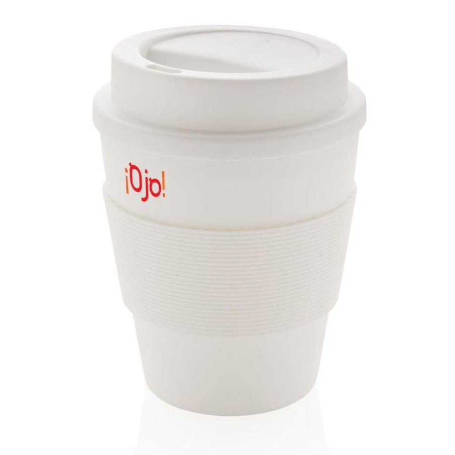 Mokken Mokken Fabriek | Herbruikbare Koffiebeker Pp Wit 35 Cl.