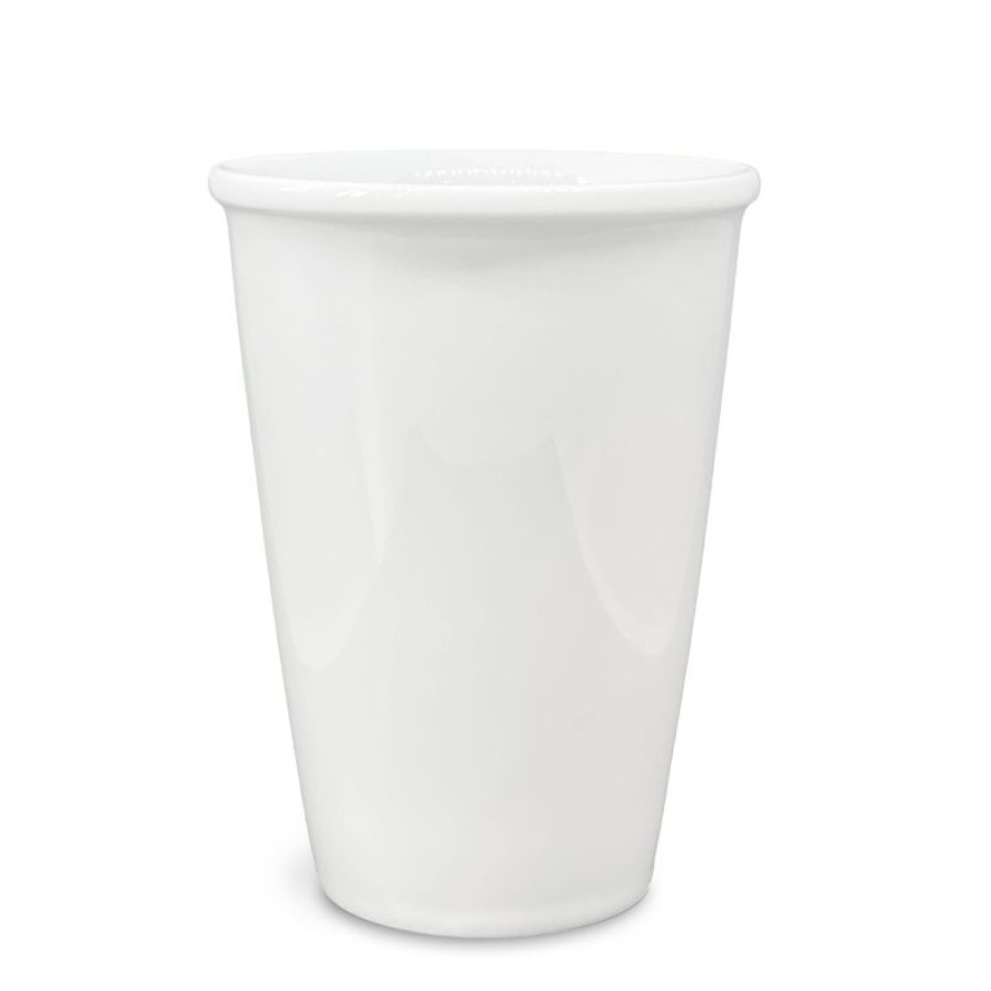 Mokken Mokken Fabriek | Papercup Porselein Wit 33 Cl.