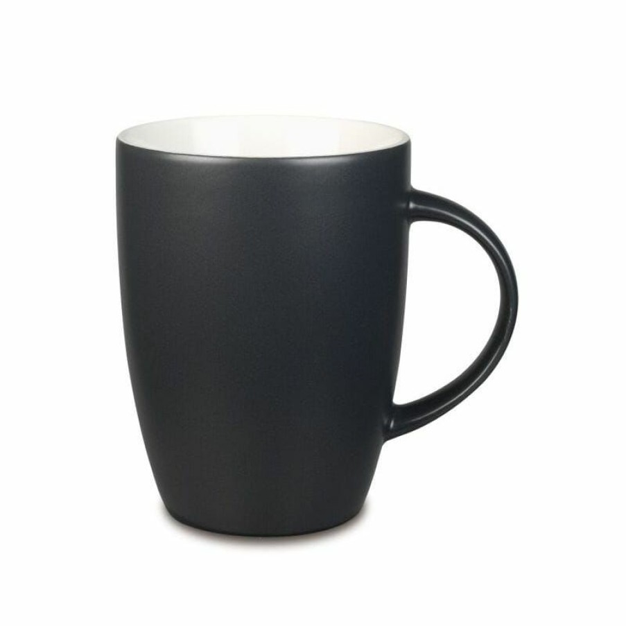 Mokken Mokken Fabriek | Elite Matt Mok Antraciet-Wit 25 Cl