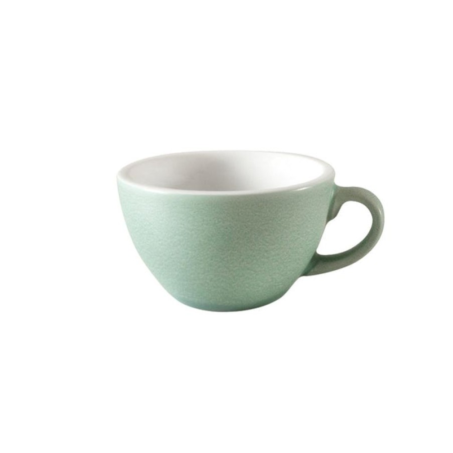 Cappuccino Kopjes Mokken Fabriek | Egg Cappuccino Kop 20 Cl. Emerald