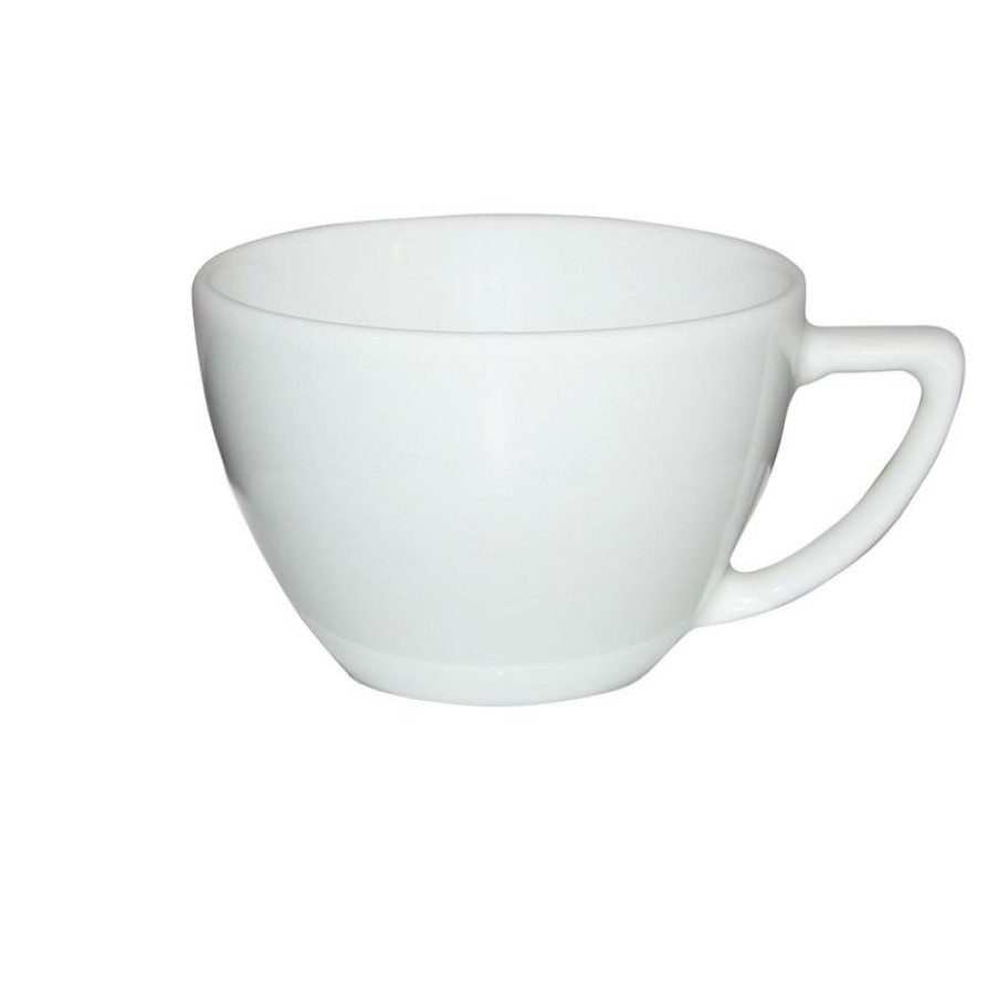 Cappuccino Kopjes Mokken Fabriek | Classic Cappuccino Kop Wit 20 Cl.
