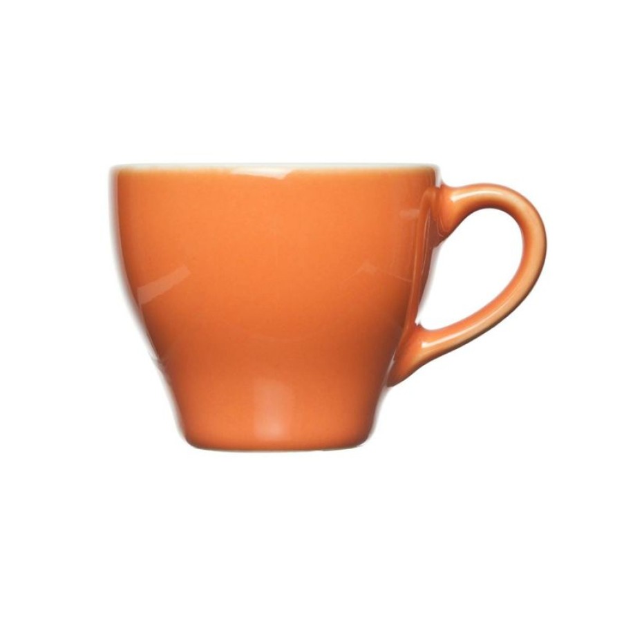 Koffiekopjes Mokken Fabriek | Barista Koffie Kop Oranje 15 Cl.