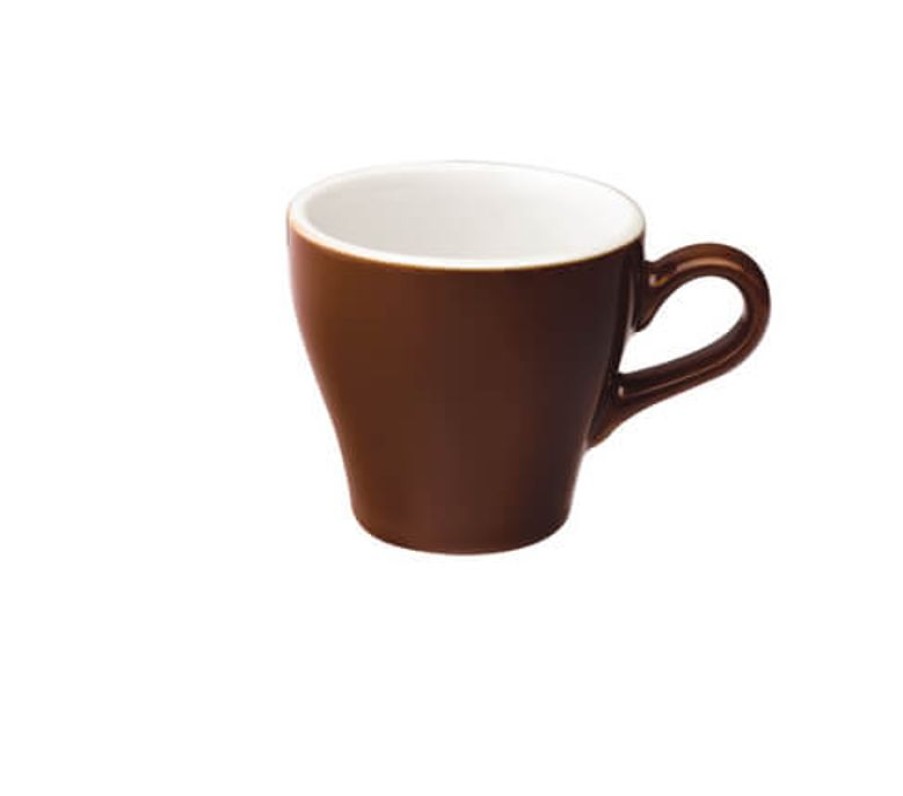 Koffiekopjes Mokken Fabriek | Tulip Koffie Kop 18 Cl. Bruin