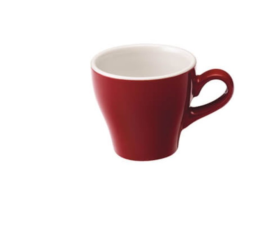 Koffiekopjes Mokken Fabriek | Tulip Koffie Kop 18 Cl. Rood