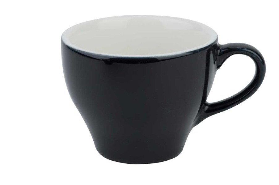 Koffiekopjes Mokken Fabriek | Barista Koffie Kop Zwart 15 Cl.