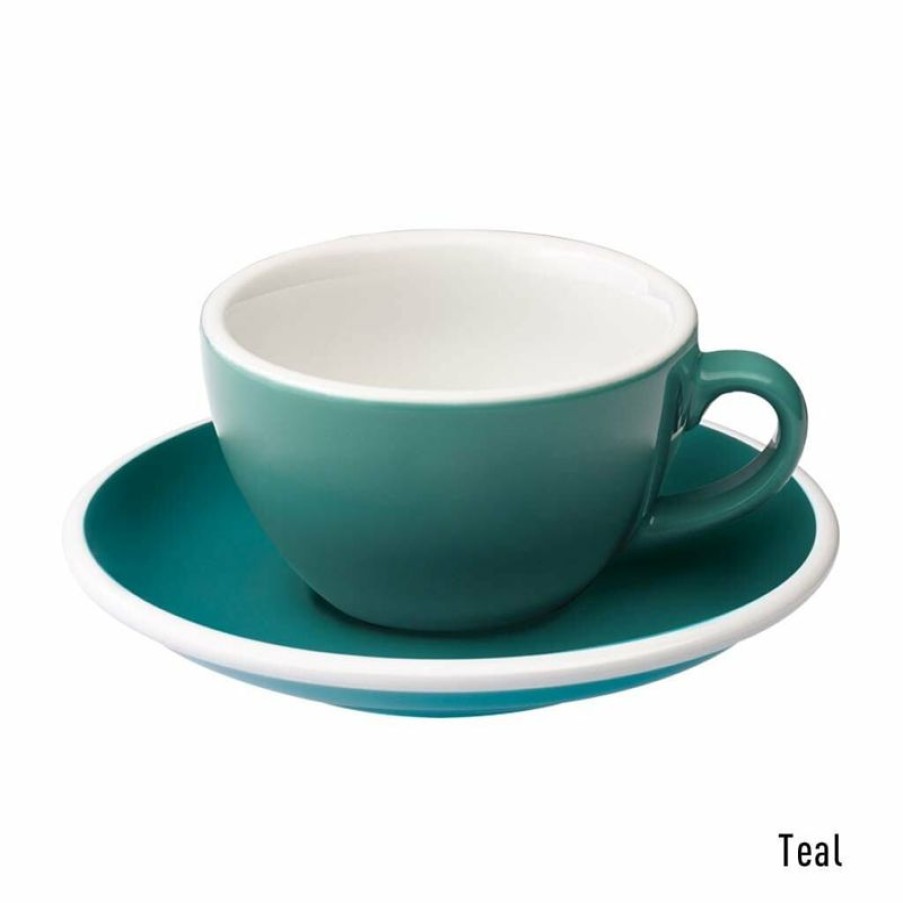 Koffiekopjes Mokken Fabriek | Egg Koffie Kop & Schotel 15 Cl. Teal