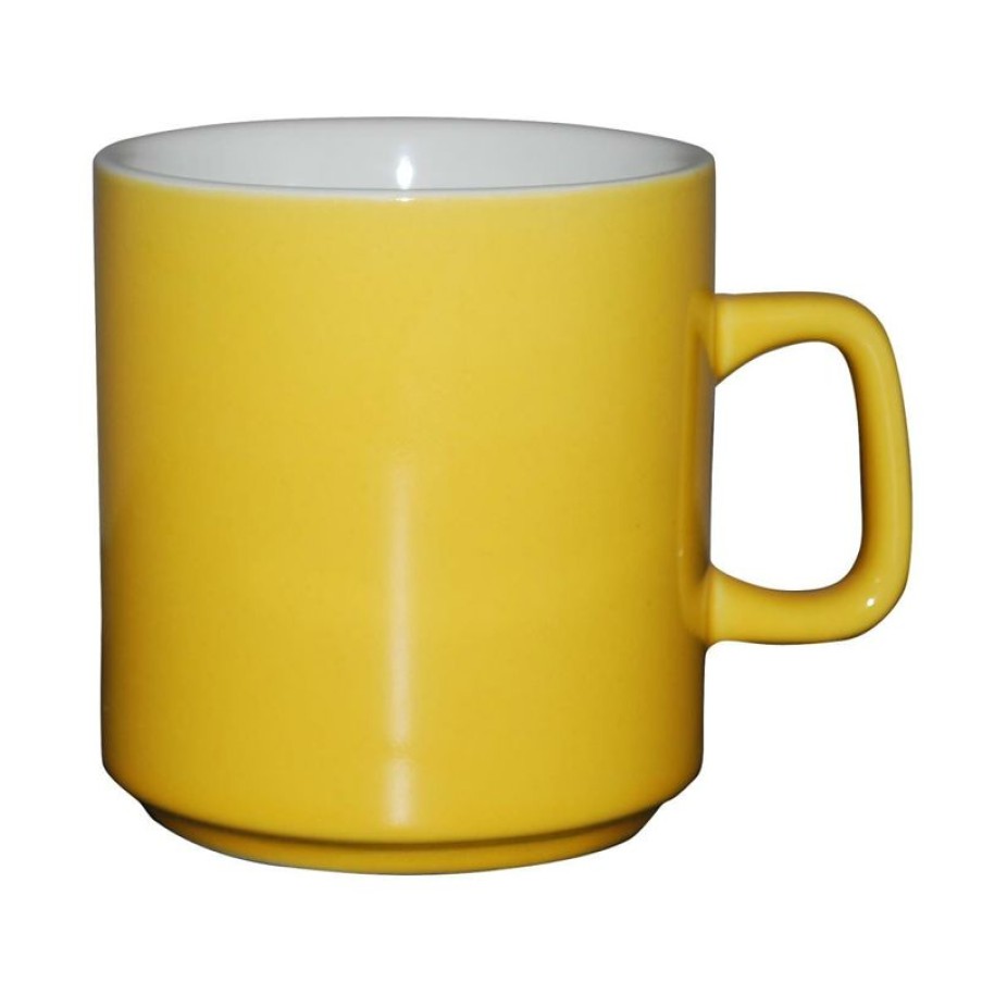 Mokken Mokken Fabriek | Margot Mok Geel-Wit 20 Cl.