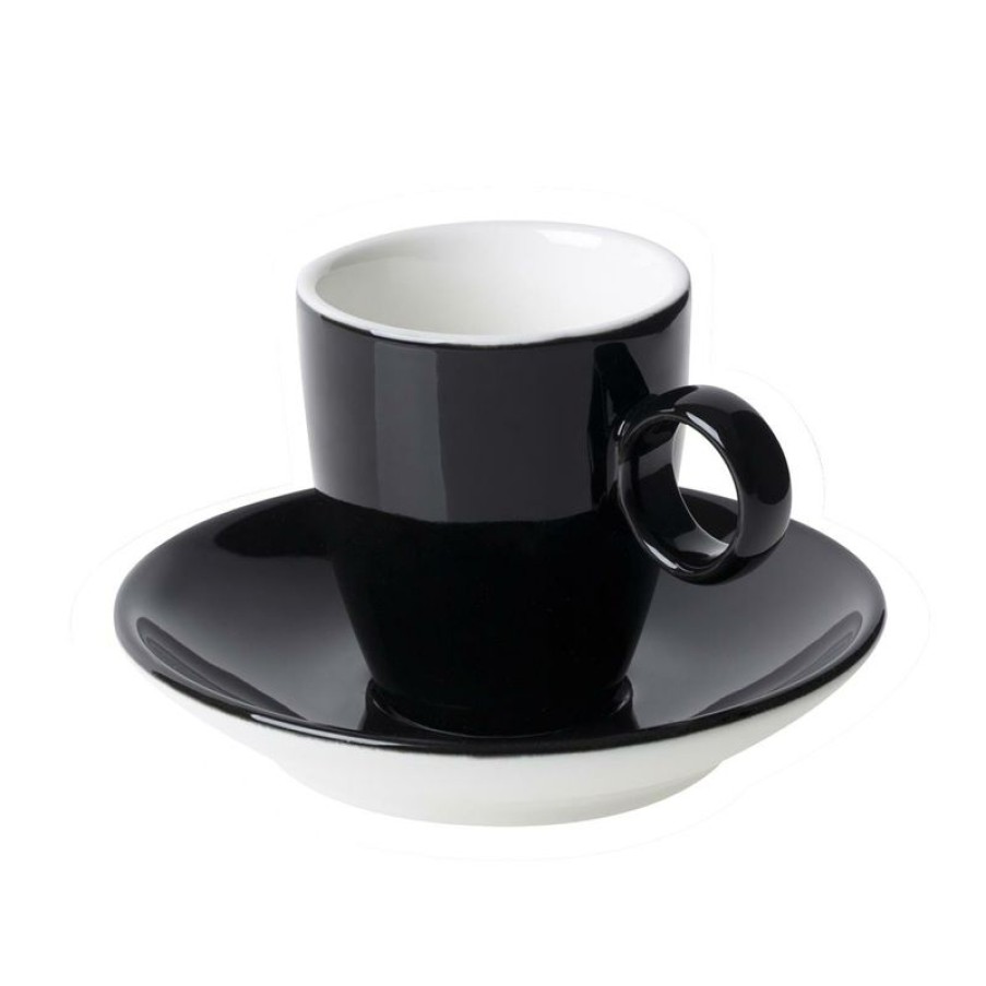 Espresso Kopjes Mokken Fabriek | Bart Espresso Zwart 6,5 Cl. Set