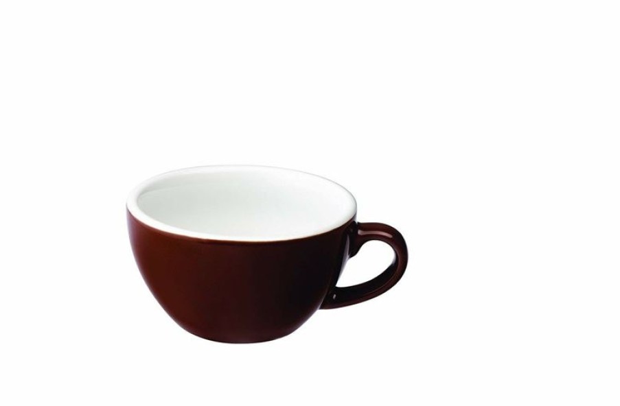 Cappuccino Kopjes Mokken Fabriek | Egg Cappuccino Kop 20 Cl. Bruin