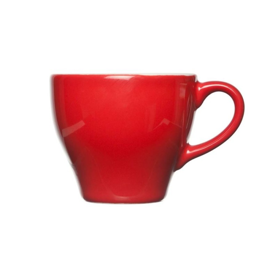 Koffiekopjes Mokken Fabriek | Barista Koffie Kop Rood 15Cl.