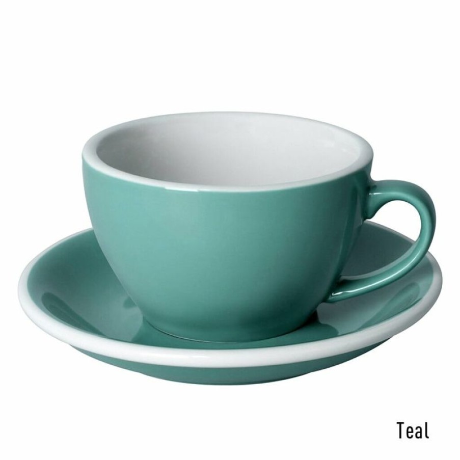 Cappuccino Kopjes Mokken Fabriek | Egg Cappuccino Kop & Schotel 25 Cl. Teal