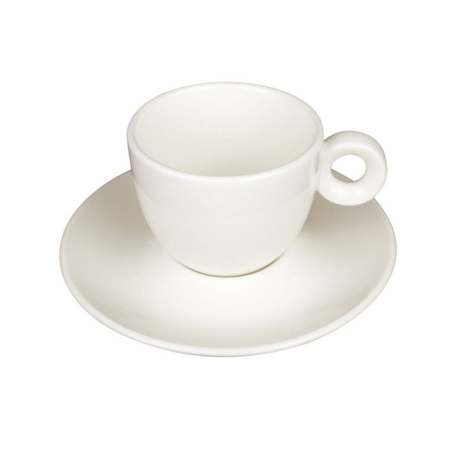 Koffiekopjes Mokken Fabriek | Bola Koffie Roomwit 15 Cl. Set