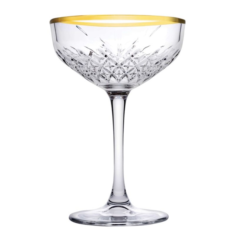 Overig Mokken Fabriek | Martiniglas Sante 27 Cl. Met Gouden Rand