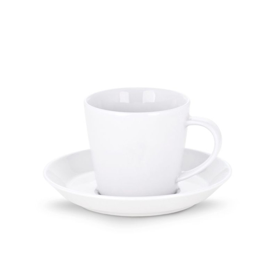 Mokken Mokken Fabriek | Koffiekop & Schotel Victor Wit 20 Cl.