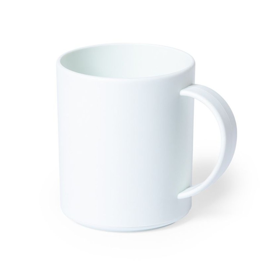 Mokken Mokken Fabriek | Pla Koffiemok Klassiek 35 Cl. Wit