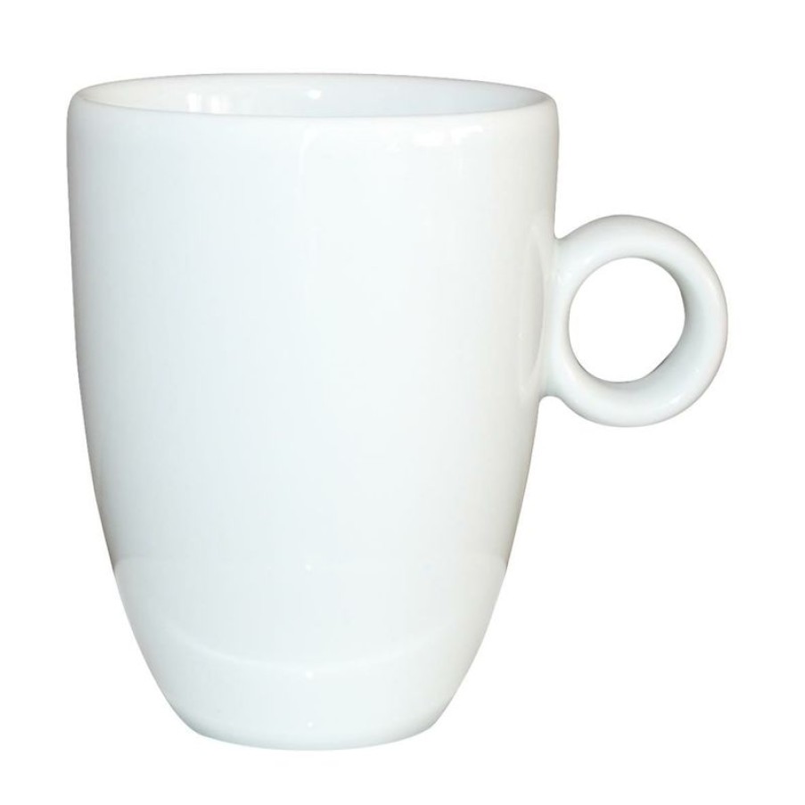 Cappuccino Kopjes Mokken Fabriek | Bola Cappuccino Kop Hoog Wit 25 Cl.
