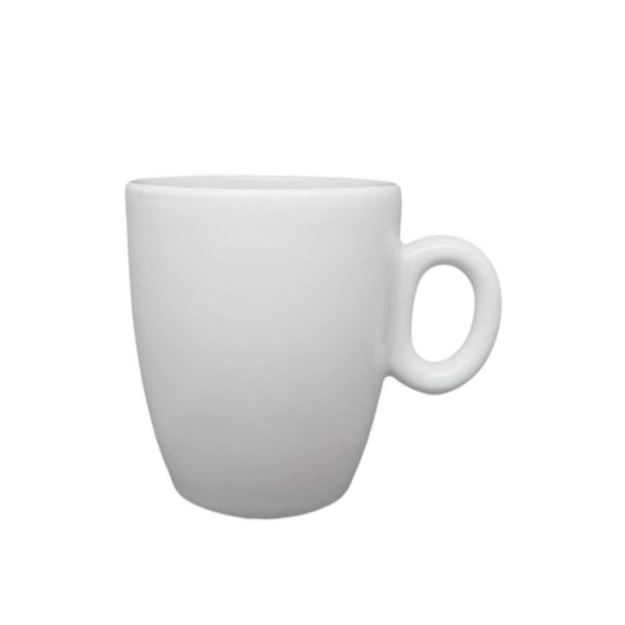 Mokken Mokken Fabriek | Bente Senseo Mok Mat Wit 19 Cl.