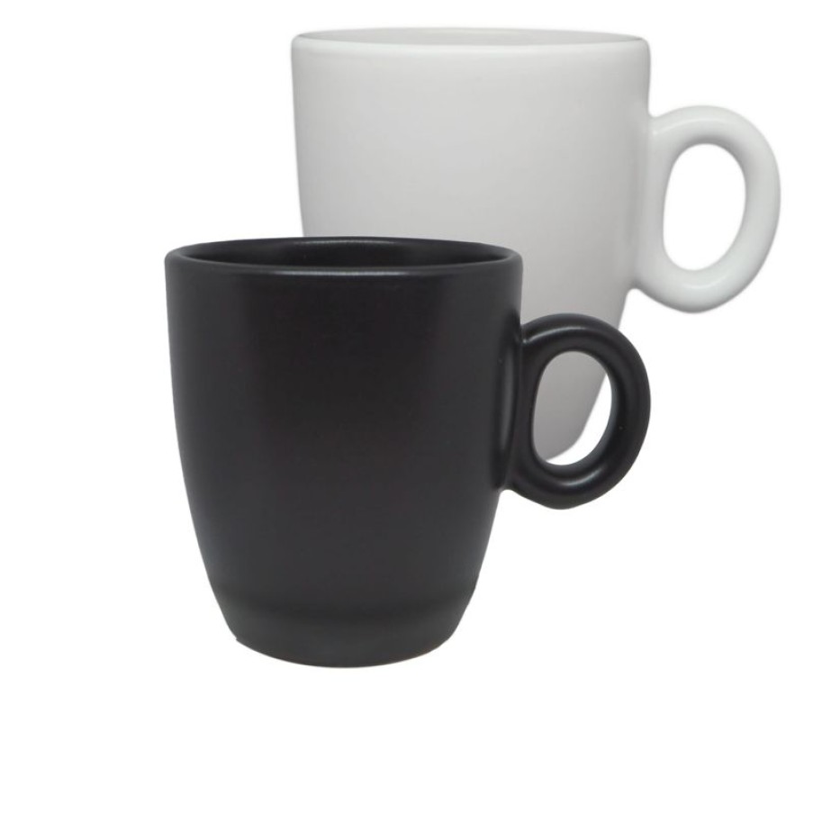 Mokken Mokken Fabriek | Bente Senseo Mok Mat Wit 19 Cl.