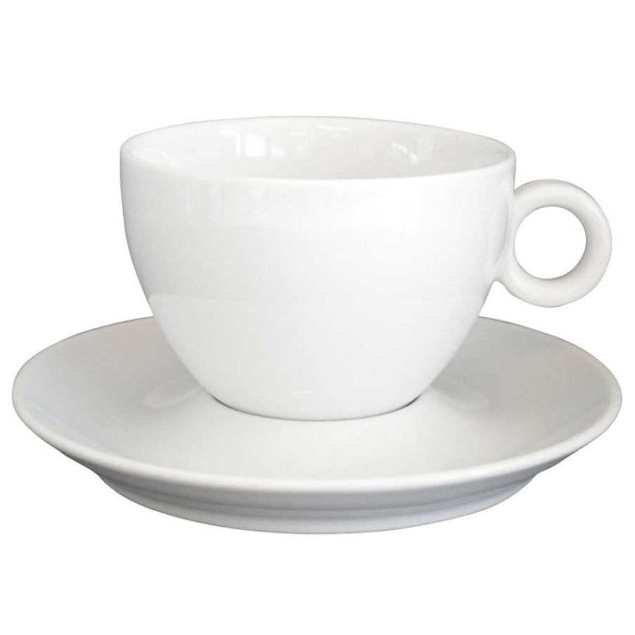 Cappuccino Kopjes Mokken Fabriek | Bola Koffie Verkeerd Wit 28 Cl. Set