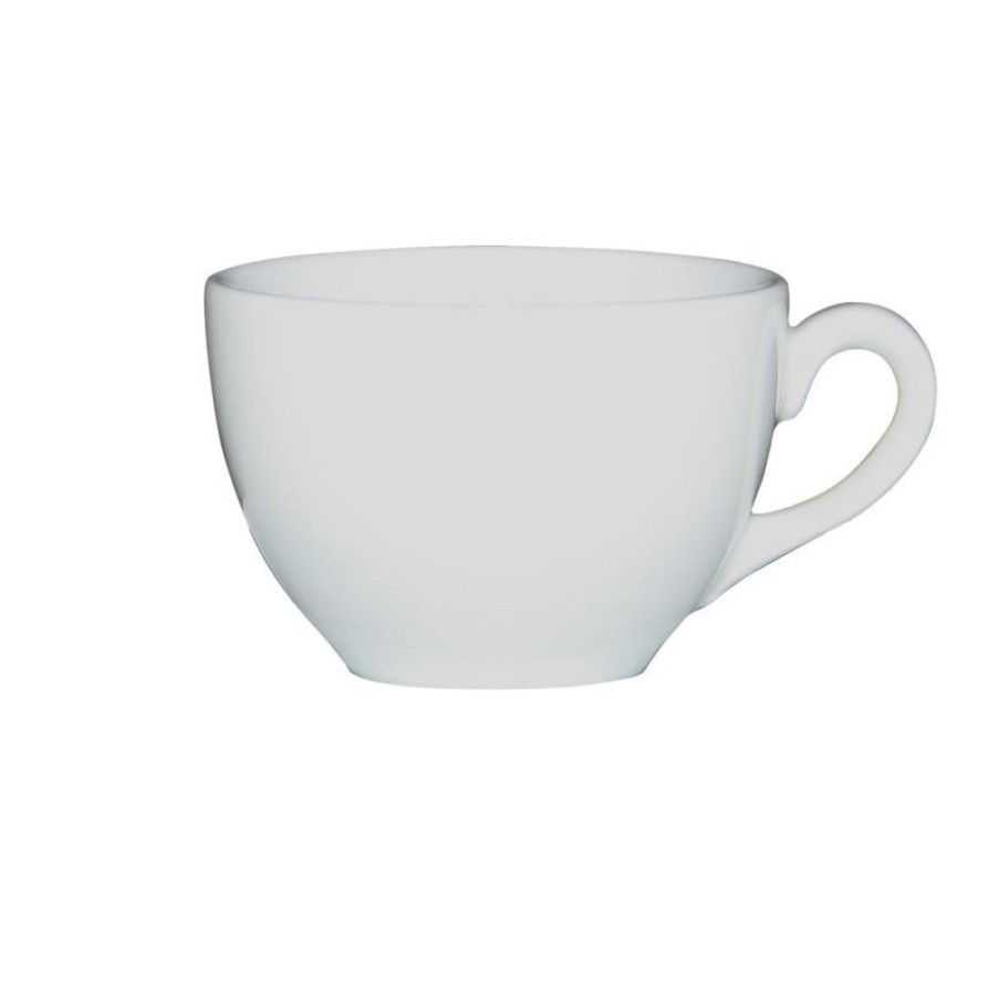 Cappuccino Kopjes Mokken Fabriek | Nana Cappuccino Kop Wit 20 Cl.