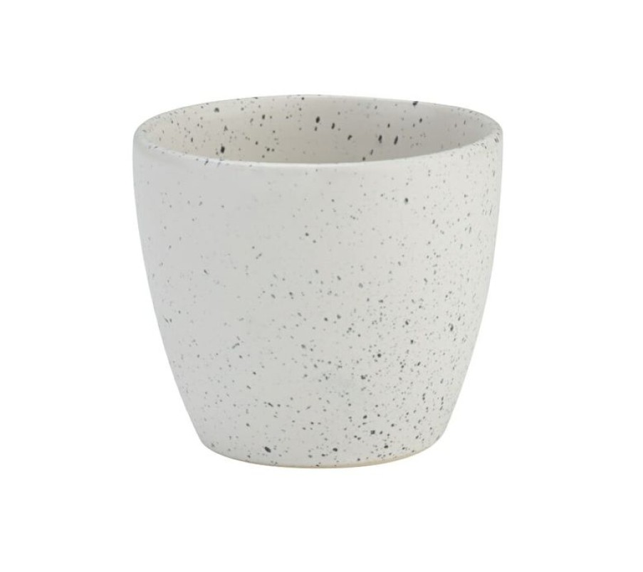 Mokken Mokken Fabriek | Punto White Beker Zonder Oor 24 Cl