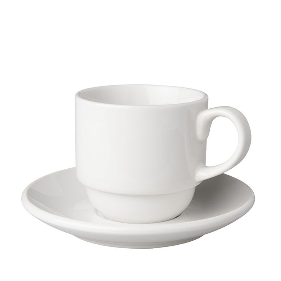 Koffiekopjes Mokken Fabriek | Kop En Schotel 20 Cl Breed Budgetline