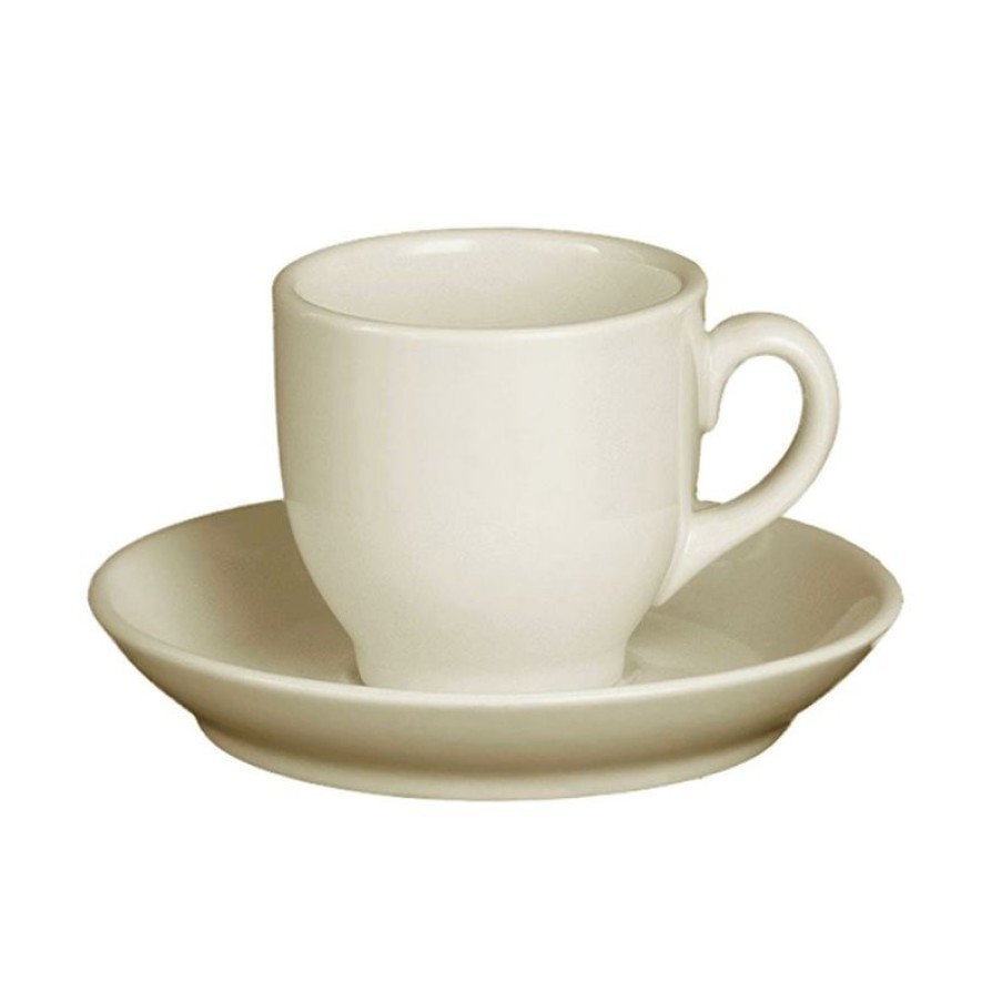 Koffiekopjes Mokken Fabriek | Robusta Koffie Ivoor 15 Cl. Set
