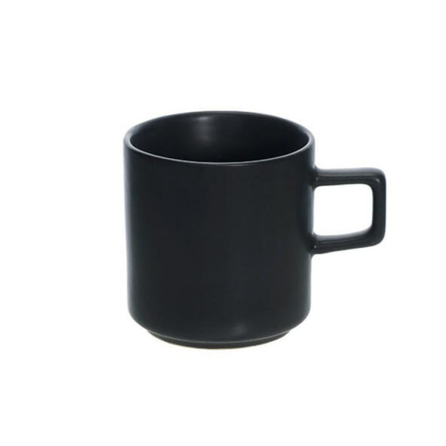 Cappuccino Kopjes Mokken Fabriek | Blackwell Cappuccino Kop Mat Zwart 22 Cl