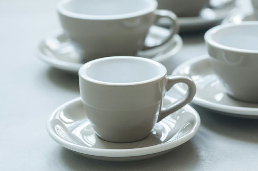 Espresso Kopjes Mokken Fabriek | Egg Espresso Kop 8 Cl. Taupe