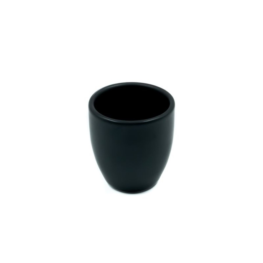 Espresso Kopjes Mokken Fabriek | Nero Beker Zonder Oor Mat Zwart 7 Cl.