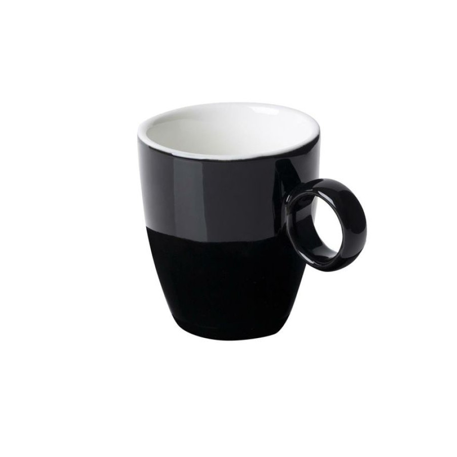 Espresso Kopjes Mokken Fabriek | Bart Espresso Kop Zwart 6,5 Cl.