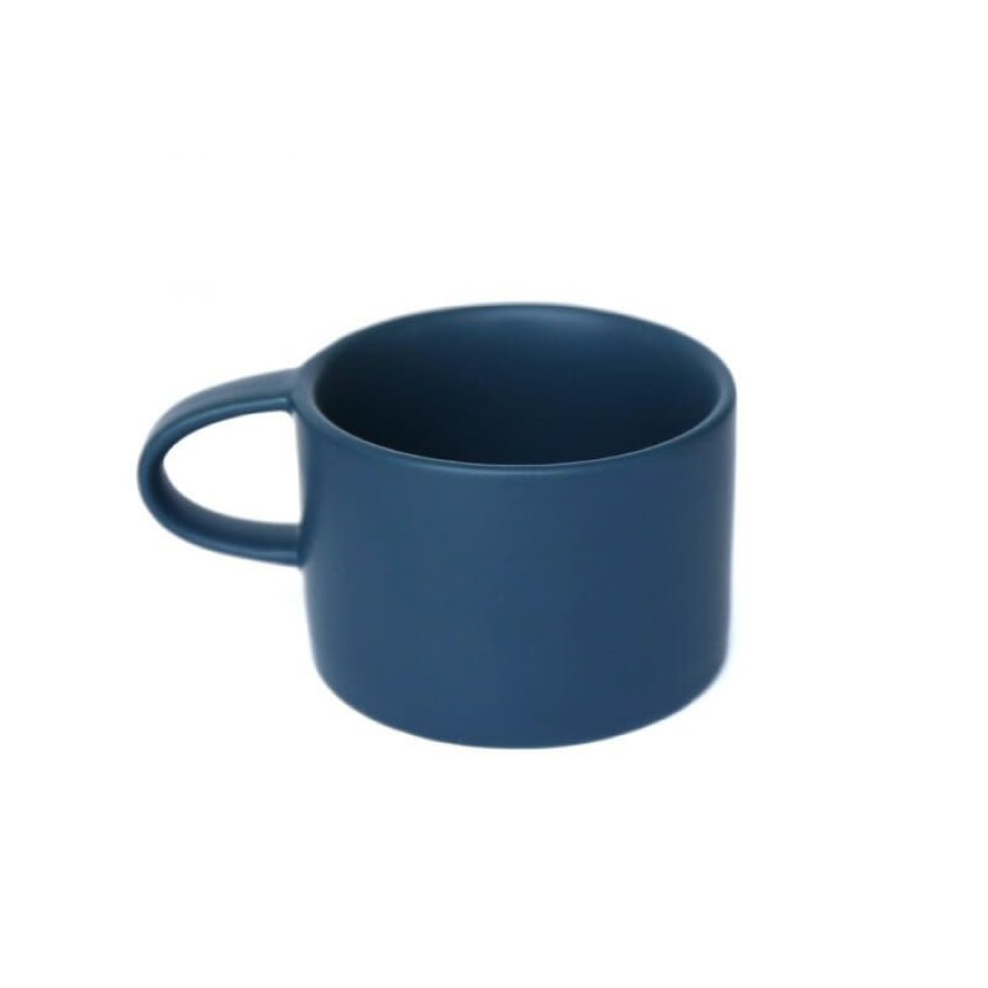 Koffiekopjes Mokken Fabriek | Vertigo Koffiekop Donker Blauw 15 Cl.