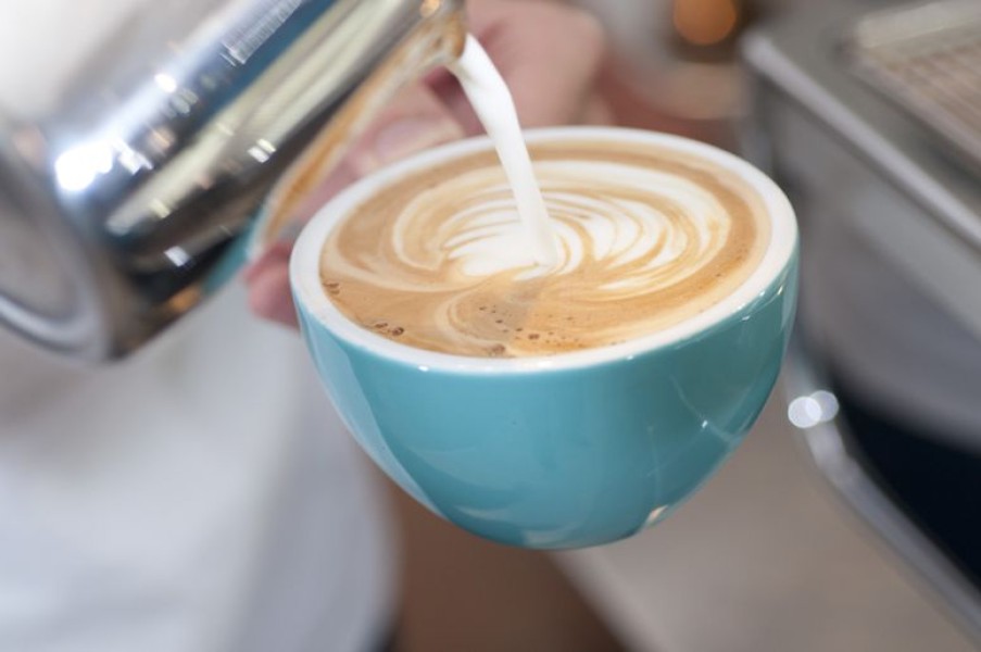 Cappuccino Kopjes Mokken Fabriek | Egg Latte Kop 30 Cl. Teal