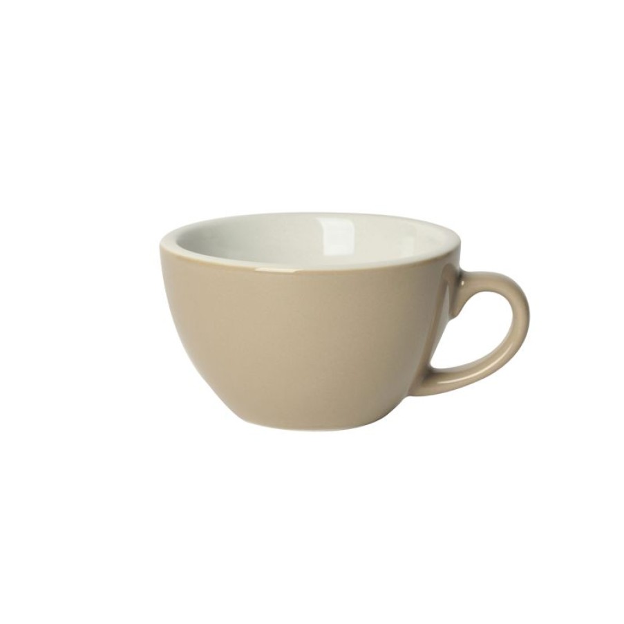Cappuccino Kopjes Mokken Fabriek | Egg Cappuccino Kop 20 Cl. Taupe