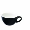 Cappuccino Kopjes Mokken Fabriek | Egg Cappuccino Kop 25 Cl. Zwart
