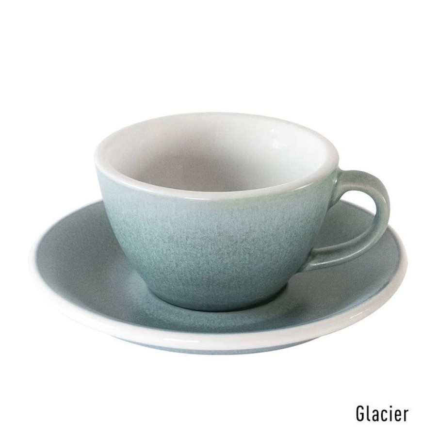 Koffiekopjes Mokken Fabriek | Egg Koffie Kop & Schotel 15 Cl. Glacier