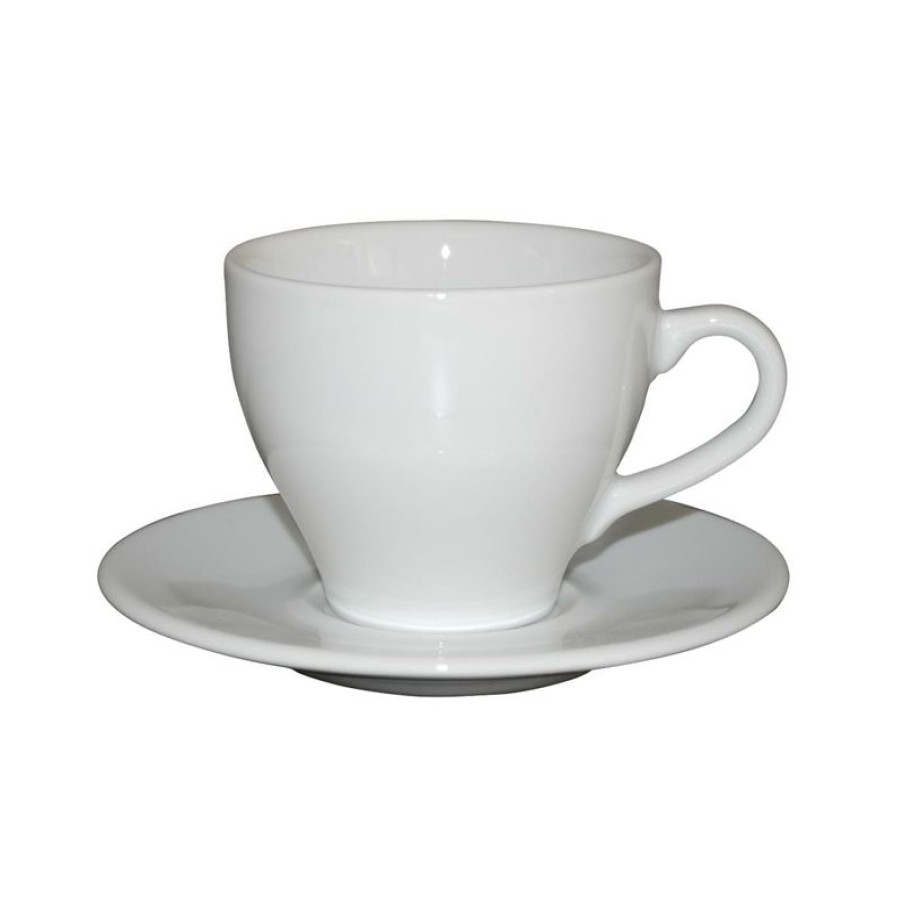 Koffiekopjes Mokken Fabriek | Dom Koffie Wit 15 Cl. Set