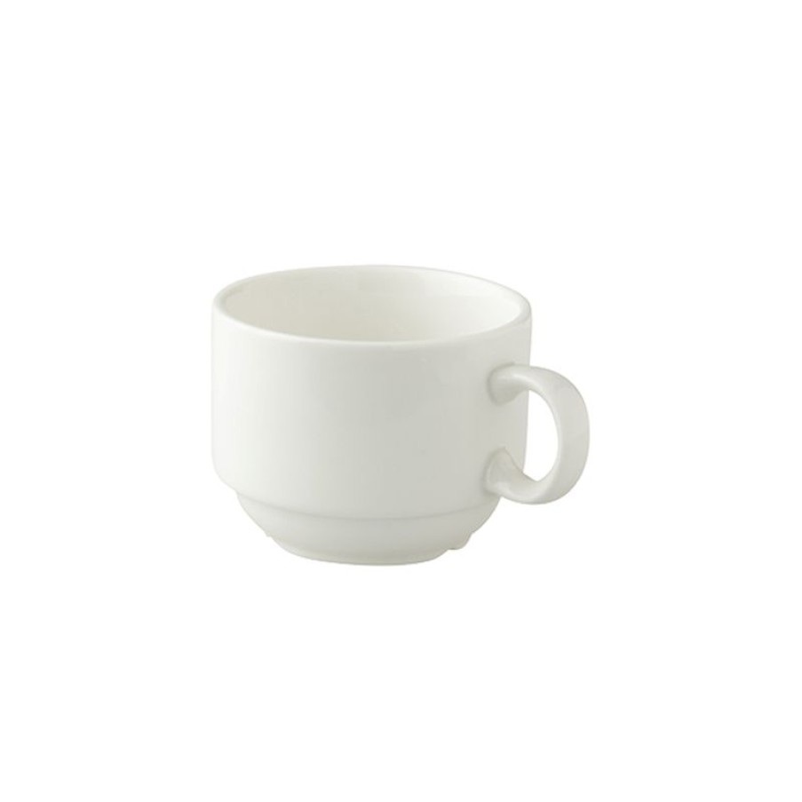 Mokken Mokken Fabriek | Kop 17,5 Cl Koffie Stapelbaar Ivoor Royalivory