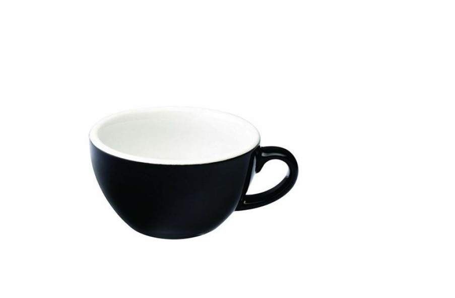 Koffiekopjes Mokken Fabriek | Egg Koffie Kop 15 Cl. Zwart