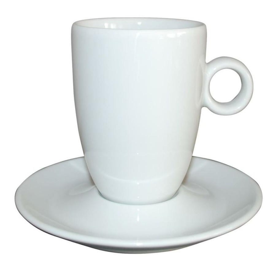 Cappuccino Kopjes Mokken Fabriek | Bola Cappuccino Hoog Wit 25 Cl. Set