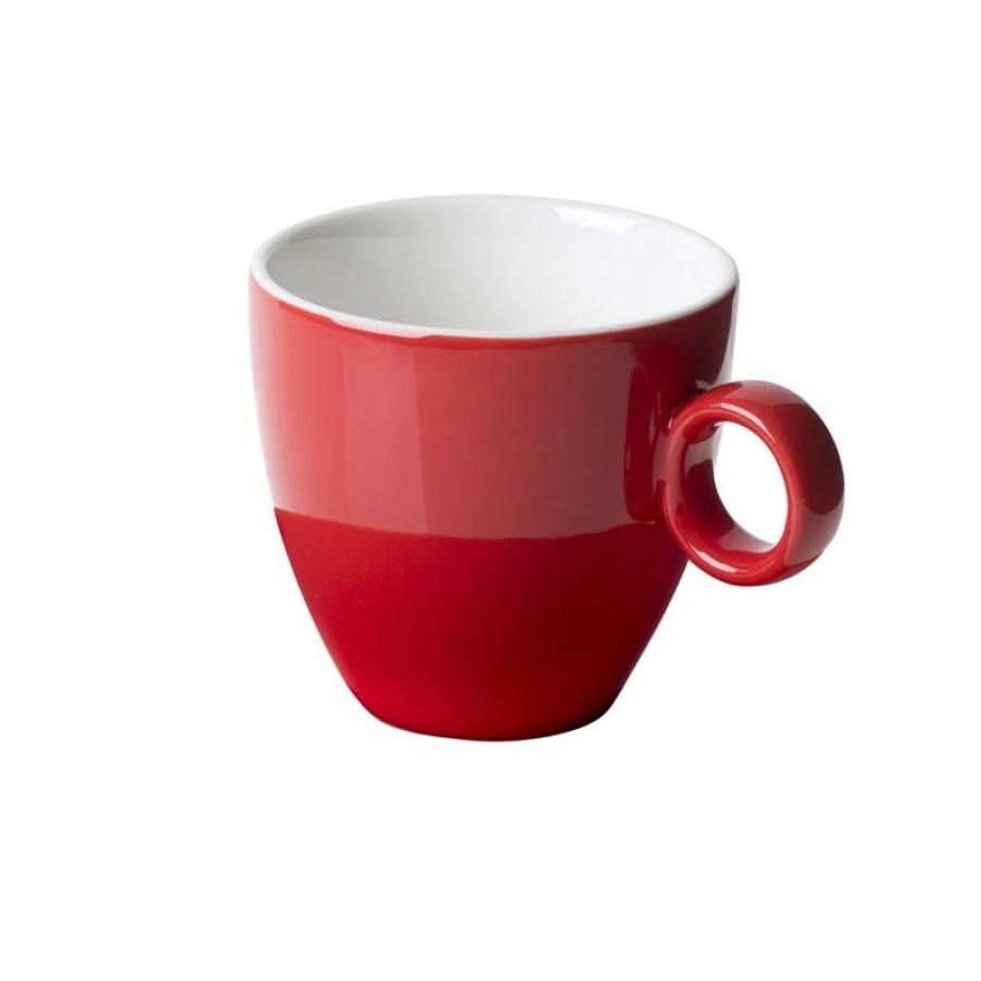 Koffiekopjes Mokken Fabriek | Bart Koffie Kop Rood 17 Cl.