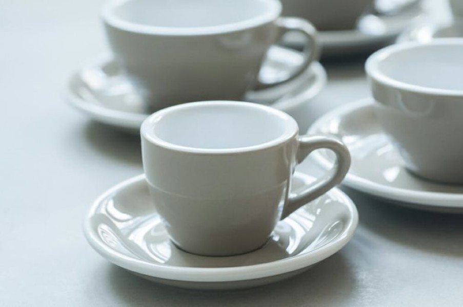 Koffiekopjes Mokken Fabriek | Egg Koffie Kop 15 Cl. Taupe