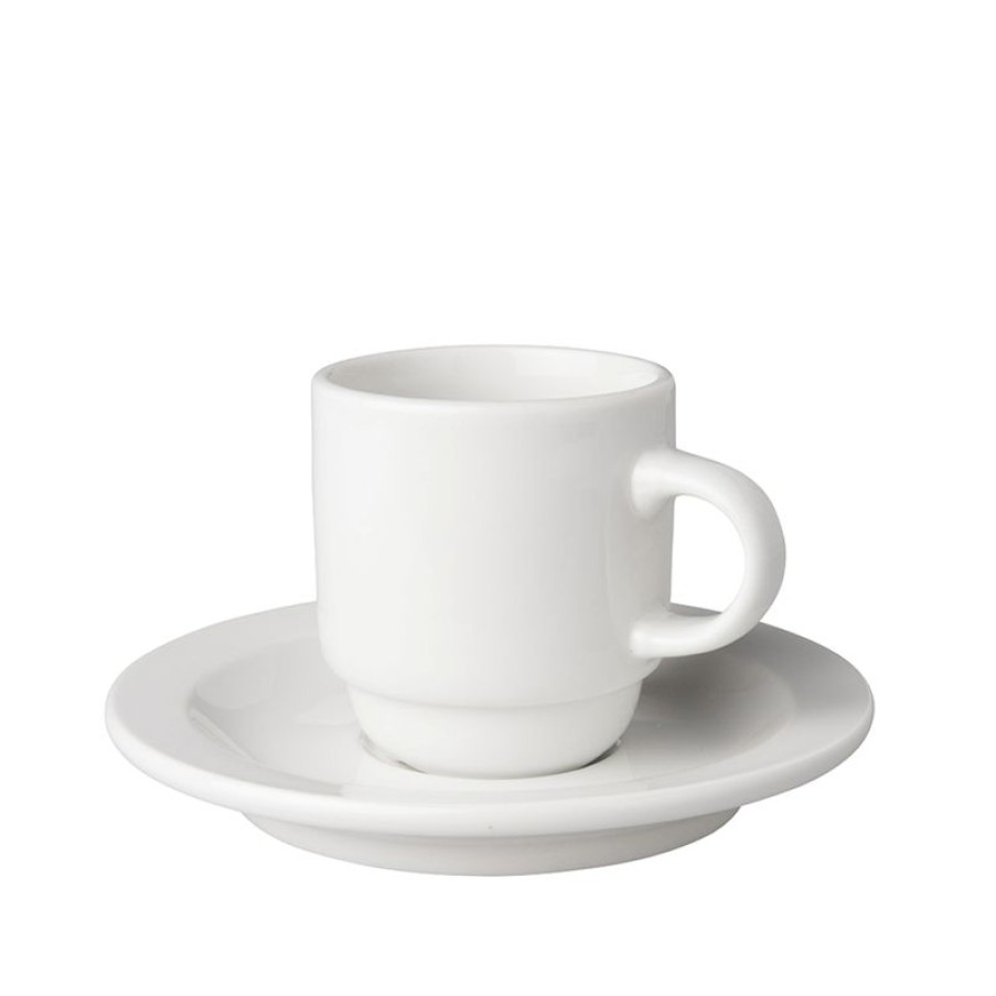 Koffiekopjes Mokken Fabriek | Kop En Schotel 14 Cl Smal Budgetline