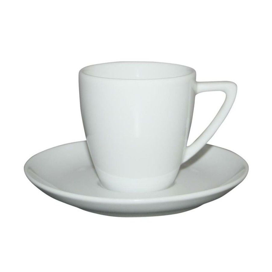 Koffiekopjes Mokken Fabriek | Classic Koffie Wit 15 Cl. Set