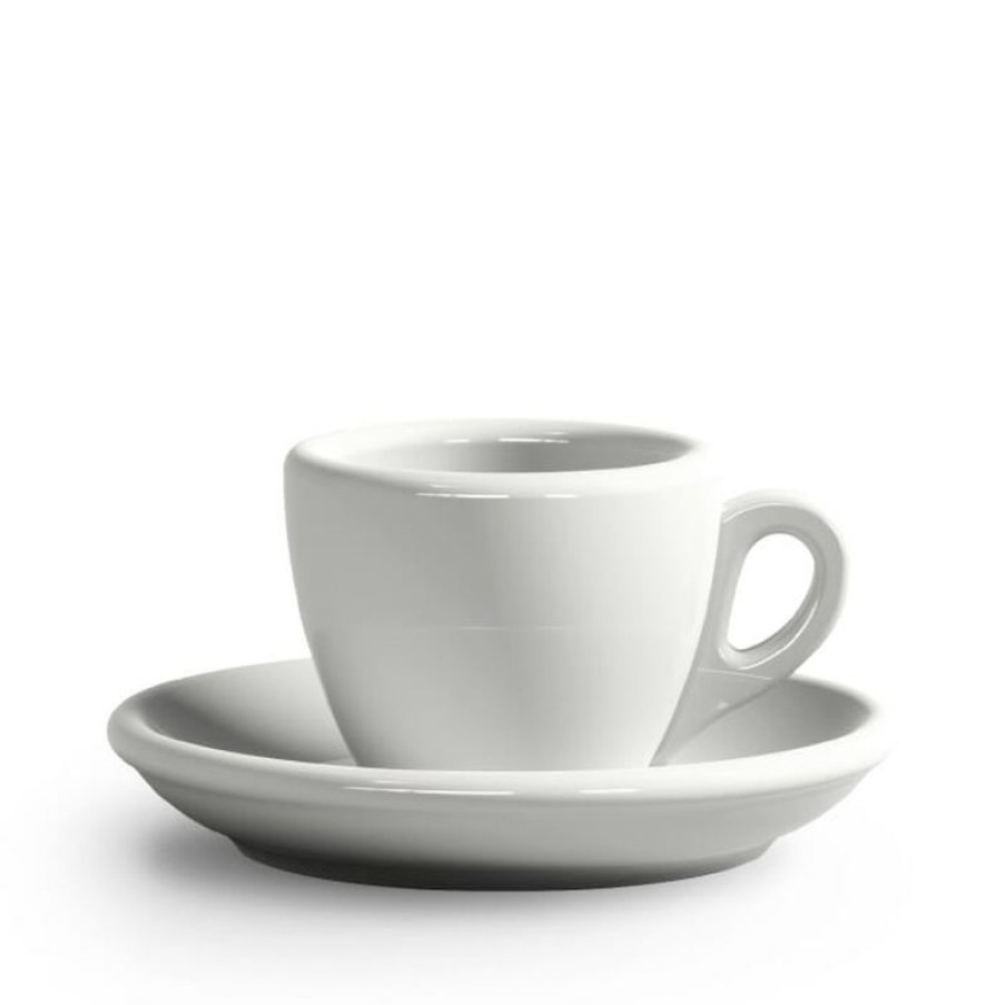 Espresso Kopjes Mokken Fabriek | Rosa Espresso Wit 7,5 Cl. Set